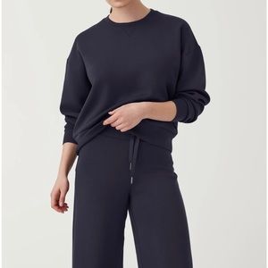 Spanx AirEssentials Crewneck - Navy, Large